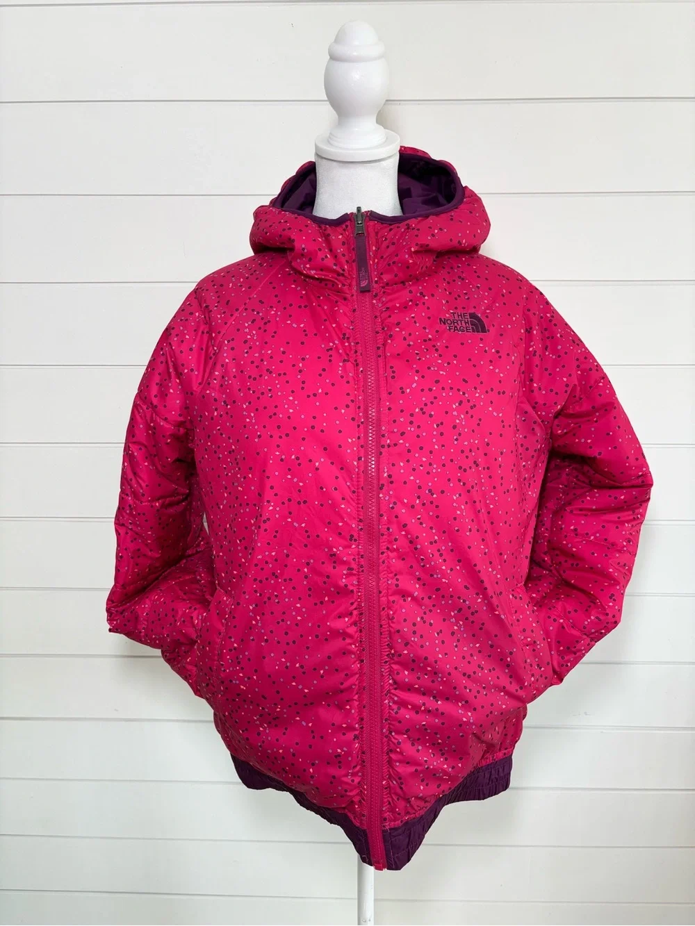 The North Face Kids Girl's Reversible Perrito Jacket Big Kids Size XL18